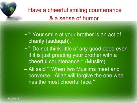 smiling is sadaqah|To Put a Smile on the Face of your Brother or Sister.